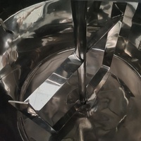 CE 500 litres chocolat fusion mélange réservoir double enveloppe chauffage mélangeur en acier inoxydable chauffage agitateur réservoir