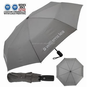 <span class=keywords><strong>Parapluie</strong></span> 3 plis automatique Offre Spéciale de haute qualité avec cadre <span class=keywords><strong>inversé</strong></span> en fibre de verre nervures poignée en plastique impression UV de style professionnel - Product Image 4