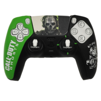 Coque de protection en silicone avec impression couleur pour manette de jeu PlayStation 5 PS5 DualSense