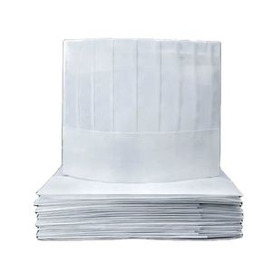 Gorra de chef redonda alta ajustable de 60g Sombrero de chef de fibra no tejida del proveedor de China - Product Image 6