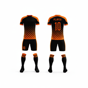 Malla de entrenamiento para niños, uniforme de fútbol, chaleco de entrenamiento, bolsa de deportes, verde, naranja, accesorios OEM - Product Image 1