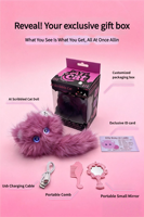 Jouet intelligent GTP 4.0 AI, chat en peluche doux et sûr, rechargeable par USB, parlant, idéal pour un anniversaire