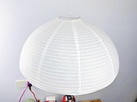 Lanternes en papier suspendues en forme de demi-cercle pour la décoration de fête Style personnalisé