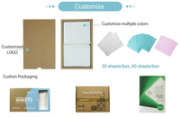 Feuilles de détergent écologiques Bandes de linge Feuille écologique Feuilles de savon en papier à lessive