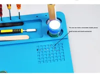 reparación móvil, resistente al calor, alfombrilla antiestática para teléfono electrónico, alfombrilla de soldadura de silicona