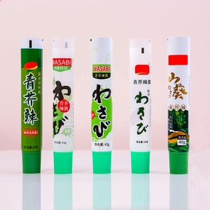 Tubo de aluminio y plástico de grado alimenticio de 23,5mm de diámetro hecho en fábrica para dulces de miel de mostaza con tapas de rosca Tubos de plástico - Product Image 4