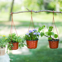 Kit de jardinière suspendue, décoration extérieure économique pour jardin, maison, hôtels, pot de fleurs en PP pour pépinière