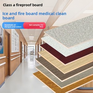 Panneau de salle blanche médicale ignifuge classe A Ice-Fire, fibres d'amiante, finition pré-enduite inorganique - Product Image 4