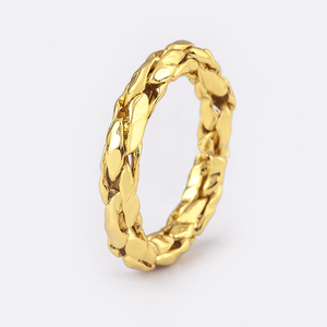 QIKU minimalista colore <span class=keywords><strong>oro</strong></span>/<span class=keywords><strong>argento</strong></span> apertura anelli regolabili <span class=keywords><strong>rame</strong></span> donne fidanzamento anniversario coppia gioielli Unisex fascino regalo - Product Image 3