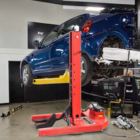 Machine hydraulique professionnelle d'ascenseur de voiture de colonne simple de 3 tonnes avec le système de verrouillage de sécurité, conception compacte pour l'entretien de camion/SUV