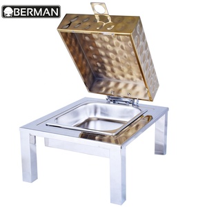 ขายส่งภาชนะอุ่นอาหารแบบตอกลายมือแบร์แมน สีโรสโกลด์ สำหรับบุฟเฟ่ต์ อุปกรณ์ครัวเชิงพาณิชย์ - Product Image 6