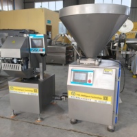 Línea de Producción de Salchichas de Alto Rendimiento, Máquina Industrial para Hacer Salchichas, Máquina para Elaborar Salchichas al Vacío/Hidráulica/Neumática