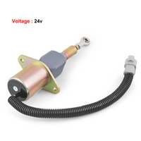 Solénoïde d'arrêt de carburant 24V 4063712 6743-81-9141 SA-5030-24 pour moteur Cummins 6CT 8.3L pour PC360-7 de PC350-7 de PC300-7 Komatsu