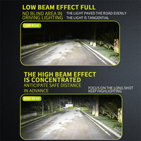 JIACHI Nuevos Faros Delanteros LED S2 de Aluminio Súper Brillantes para Automóviles, Compatibles con H1/H7/H4/H3/9005/9006