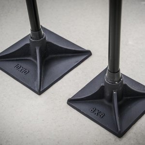 AMF Professional 11 "x 11" Poly-Coated Cast Iron Heavy Duty Dirt Tamper Sello de hormigón y pisones de mano de <span class=keywords><strong>asfalto</strong></span> - Product Image 6