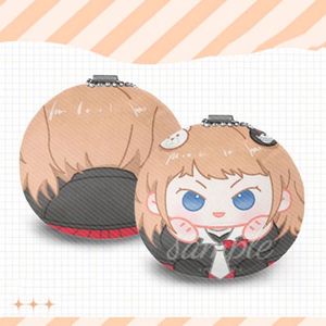 Manjuu Plush Keychain Small Round Soft Cotton-Filled Pillow with Microbead Charm for Organization and Style - Product Image 3