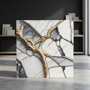 Vistaar Brand White Salt and Pepper Ceramic Floor Tiles 400x400mm Anti-Slip for Indoor Outdoor Use - Product Image 6