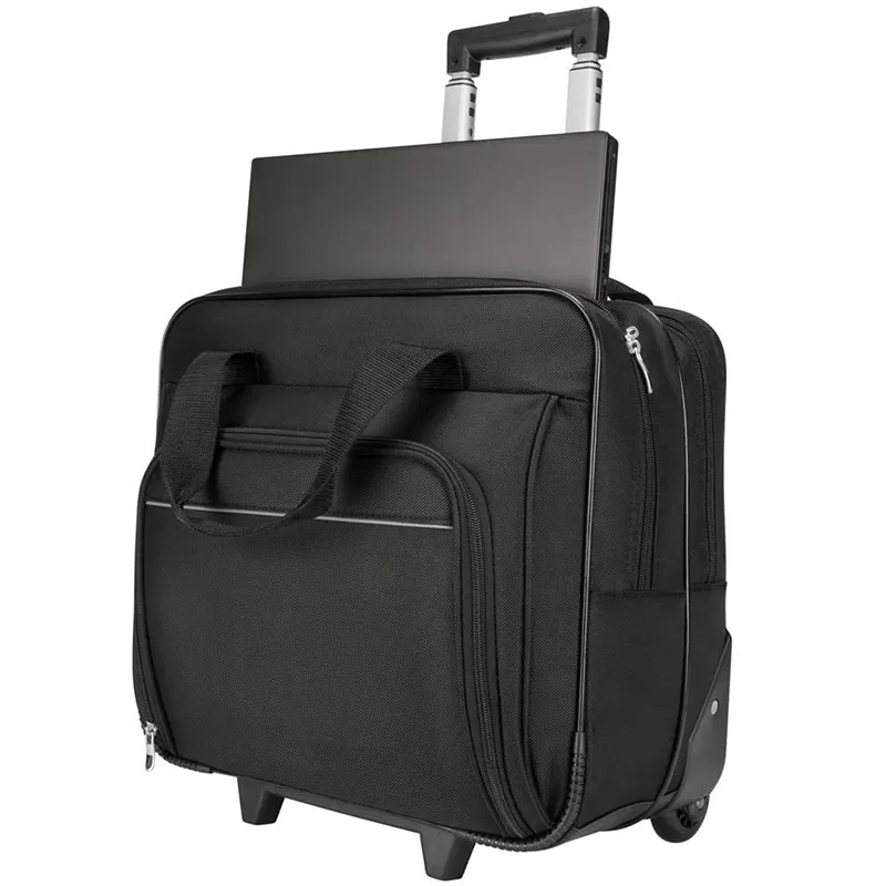 Rollende Aktentasche für Geschäfts reisen Für 17-Zoll-Notebook-Handgepäckhalter Rollende Laptop tasche