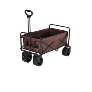 Utilitário dobrável piquenique ao ar livre esportes de praia Camping Folding Wagon carrinho carrinho com ovo roll table top fabricante fábrica