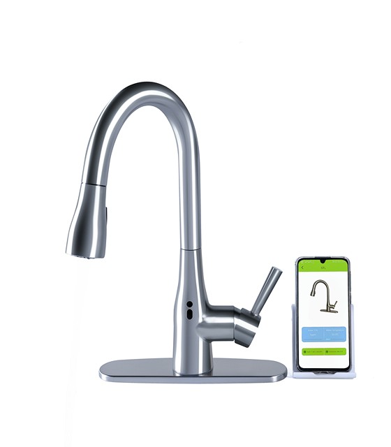 APP Control Smart Faucet Kitchen Water ridge Pull Out Sink Tap Hot Cold Water Mixer Pull Down Sensor Kitchen Faucet