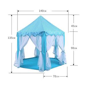 Nuova <span class=keywords><strong>Tenda</strong></span> da Gioco Esagonale Pop-up a Forma di Castello per Bambine, Casa Gioco con Luce, <span class=keywords><strong>Tenda</strong></span> per Bambini - Product Image 5