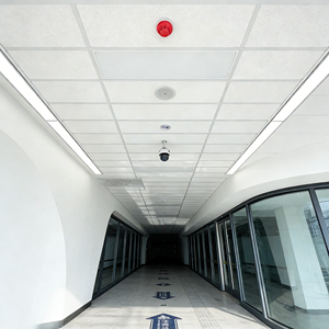 แผงกันเสียงสำหรับใช้ในการประชุมเชิงปฏิบัติการแผ่นฝ้าเพดานแบบแขวนทำจากขนหินอะคูสติก - Product Image 4