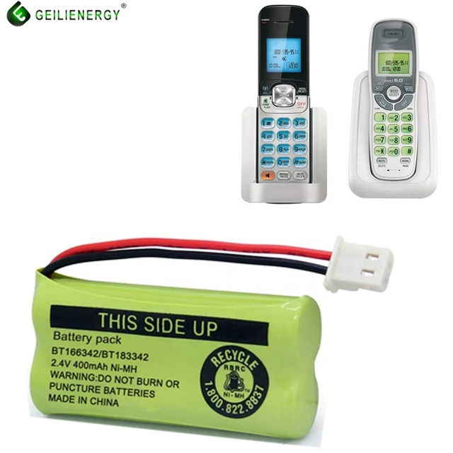 Geilienergy BT166342 Nimh Aaa Battery Rechargeable 2.4v 300mah 400mah 600mah Cordless Phone Replacement Batteries
