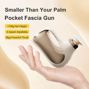 <span class=keywords><strong>Mini</strong></span> Pistola per Massaggio Wireless Silenziosa per Atleti con 4 Velocità, Potente Vibrazione, Leggera e Portatile, Massaggiatore Fasciale - Product Image 6