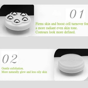 Brosse nettoyante électrique sonique en silicone pour le visage, conception OEM/ODM, pour un nettoyage en profondeur et un gommage de la peau - Product Image 4