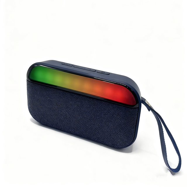 Shockproof Lightweight Portable Wireless Speaker RGB LED Light for V5.3 USB Charging FM/TF/AUX Support Long Battery Life