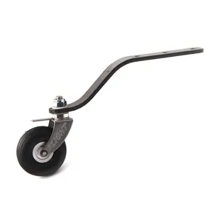 Carrello di atterraggio di coda in fibra di carbonio di volo Set di ruote da 1.5 pollici per modello di motore a Gas per aeroplani da 50cc RC