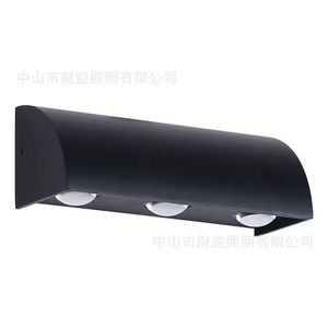 Applique murale extérieure étanche, moderne et minimaliste, pour villa, balcon, jardin, cour, lumière LED unilatérale 6W 10W dimmable - Product Image 5