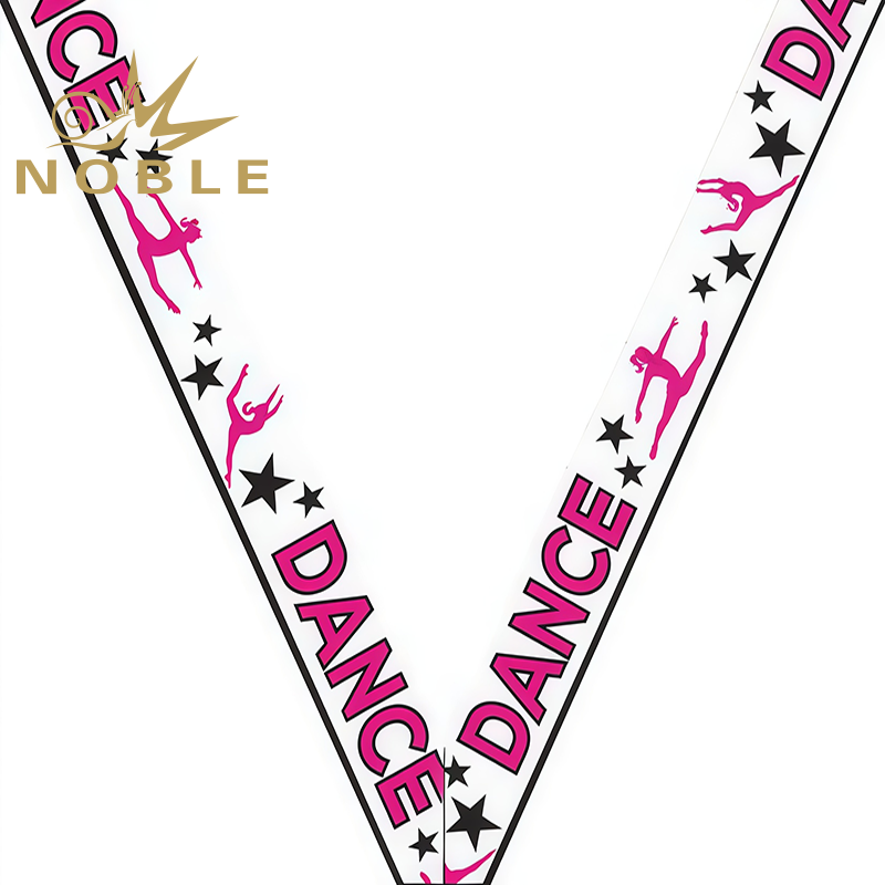 New Arrival Sport Champion Torch Neck Ribbon with Clips Decorative Satin Gift Ribbon for Competition Medals Image 5