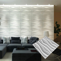 Panel Dinding PVC 3D Mewah Motif Geometris Permukaan Cermin Ringan untuk Latar Belakang TV, KTV, Bar, Lobi, Dekorasi Dinding Rumah