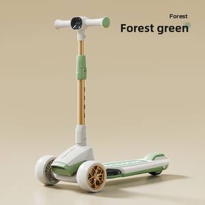 Trottinette pour enfants de 2 à 12 ans, trottinette pliable en plastique à 3 roues avec <span class=keywords><strong>musique</strong></span> et lumière, idéale comme cadeau - Product Image 4