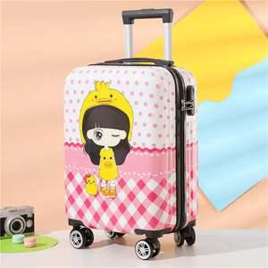 BSCI usine <span class=keywords><strong>léger</strong></span> Portable ABS 3D mignon dessin animé Animal chariot filles école bagages Spinner valise <span class=keywords><strong>à</strong></span> <span class=keywords><strong>roulettes</strong></span> pour les enfants - Product Image 1