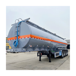 4-Achs-Kohlenstoffstahl-Öl-Tanktanks 60000L Sattel auflieger Zum Verkauf - Product Image 1