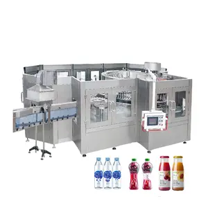 Drinking Water 3in1 Plastic PET Bottle Filling Machines Automatic Liquid Beverage Production Equipment