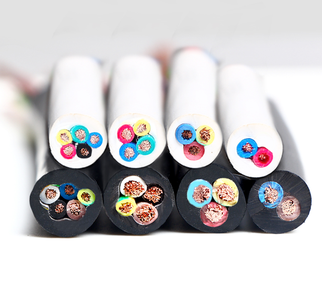 2 3 4 Core Silicone Rubber Insulation Multi Core Cable