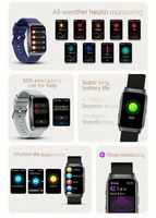 Reloj Inteligente T69 para Monitoreo de Salud y Ejercicio, para Hombres y Mujeres, con Monitor de Frecuencia Cardíaca, Presión Arterial y VFC, en Venta