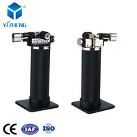YIZHENG Chalumeau de soudage métallique coupe-vent direct, outil de cuisson et de camping extérieur pour barbecue, briquet gonflable