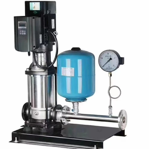Bomba de Agua Doméstica Horizontal Inteligente de Acero Inoxidable con Control VFD de 3hp, Tanque Centrífugo de 8L/24L - Product Image 1