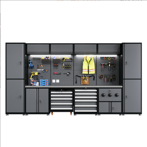 Gabinete de Herramientas 2025, Grande, Nuevo, Negro, Banco de Trabajo para Garaje/Taller, Sistema Combinado de Acero TK-1000, Diseño de 7 Cajones para Organizar Herramientas - Product Image 4