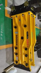 SOOSAN SB 81 Top Type Hydraulic Breaker Engine/Motor 18-26 Ton Excavators 140mm Chisel Diameter (Cone/<b>Wedge</b>/Moil/Blunt) 1 Year - Product Image 1