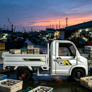 Camioneta de 4 Ruedas en Oferta, Camión Volquete con Motor de 2000W y 100km de Autonomía para Pasajeros, Mini Camión Compacto - Product Image 3