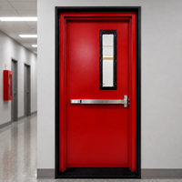   Porte coupe-feu en acier galvanisé homologuée, ensemble complet pour hôtels, supermarchés, design moderne, Nord