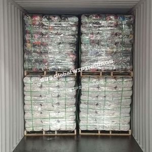 Trapos de algodón de colores mixtos para uso industrial marino, paños de limpieza de camisetas de colores, trapos de punto para limpieza - Product Image 1