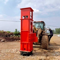 Compacteur hydraulique rapide monté sur chargeur, machine de compactage dynamique à haute vitesse pour le renforcement des fondations routières
