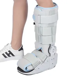 Stivale da passeggio con stivale alto a camma con cerniera ROM ortopedico regolabile con pompa ad aria per piede danneggiato
