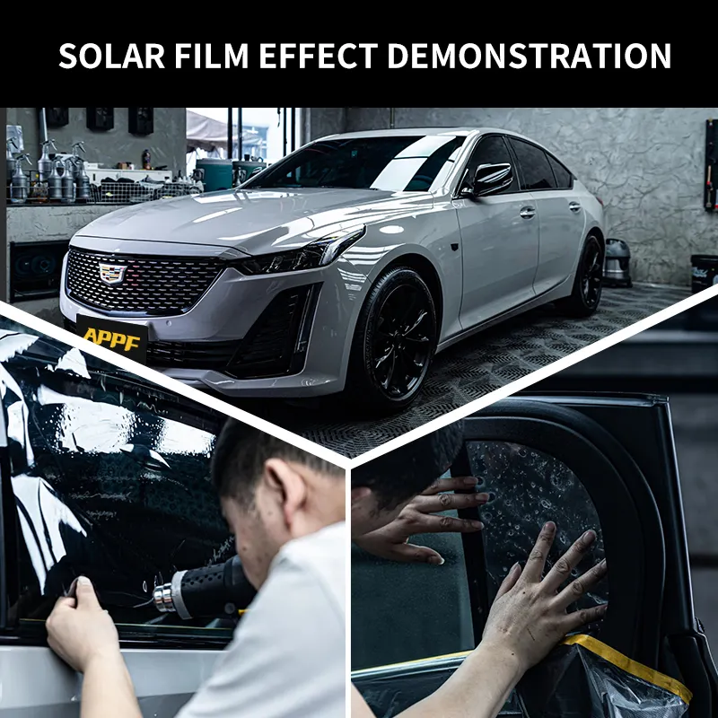 1.52*30m VLT15 % UVR 100% IRR 93% rejet de chaleur Film solaire fenêtre teinte verre résistant aux UV bloquant le soleil Nano céramique pour voiture